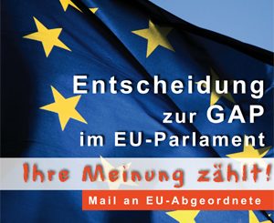 Mail-Aktion an EU-Parlamentarier gestartet -